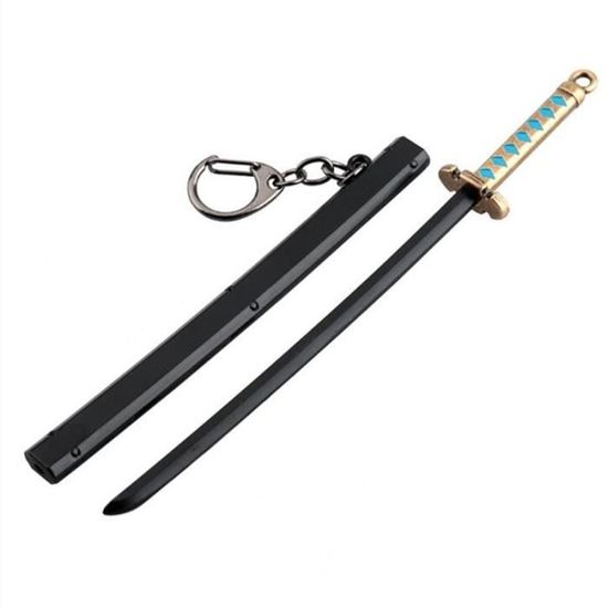 Porte-clés épée Japonaise Miniature - 15 Cm, Alliage, Décoration Geek Ou Cadeau Fan De Samouraï