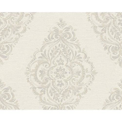 A.S. Création Around The World Design scandinave Papier peint 10,05x 0,53m Bleu Gris Vert 304761, beige, 306953