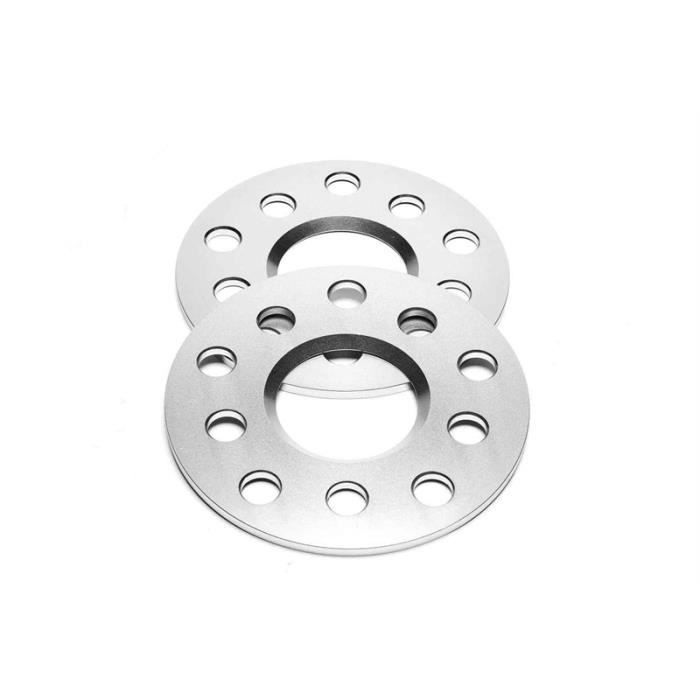 Cales Elargisseurs de voies 5 mm par cote / 10 mm par axe 5x100 / 5x112 pour Audi, Skoda, Seat, VW