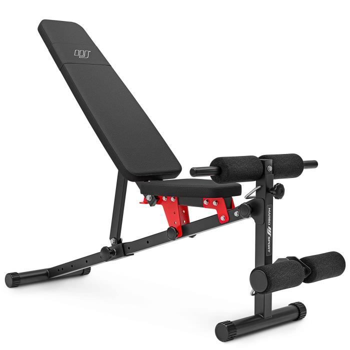 Marbo Sport bigoudi pour jambes de banc d'entraînement multifonction réglable MH-L111 2.0 | Made in EU