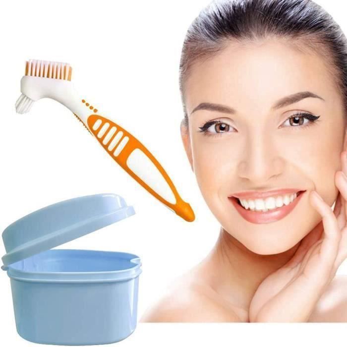 Boîte à Dentier, Boîte de Rangement Appareil Dentaire pour Protège Dents - VERT