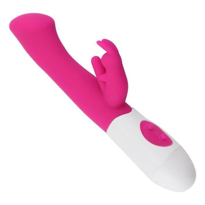 APPAREIL DE MASSAGE MANUEL,lapin Clitoris vagin double stimulateur vibrateur masseur bâton jouets sexuels pour femme - Type Rose