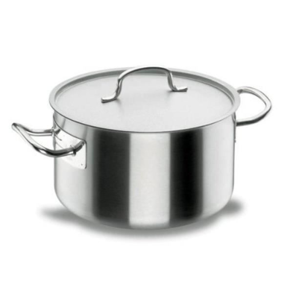 HaussmannHéritage®Marmite Professionnel Couvercle Inox Inducton(40 x19 cm / 23,8L)