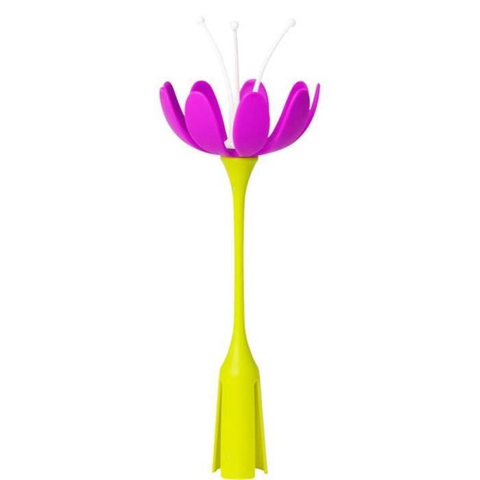 Boon accessoire egouttoir fleur stem lila.