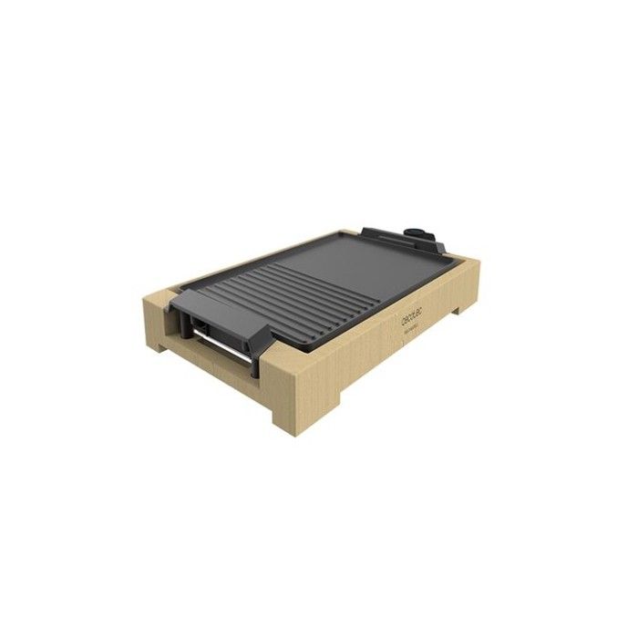 Cecotec Plancha Grill Electrique Tasty&Grill 2000 Bamboo