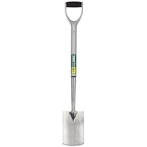 Draper 83758 Bêche pour bordure en acier inoxydable avec poignée souple - 720EH/I