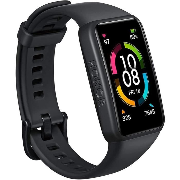 HONOR Band 6 Montre Connectée Bluetooth - Bracelet de fitness Écran 1,47\
