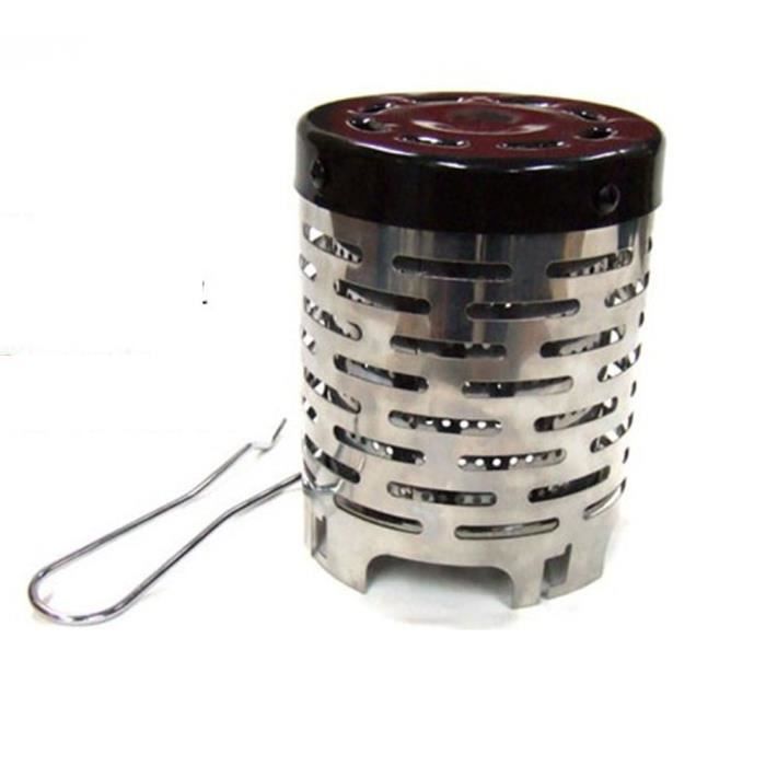 Chauffe Acier Inoxydable Camp Outils Extérieurs Isolation Thermique Four de Chauffage