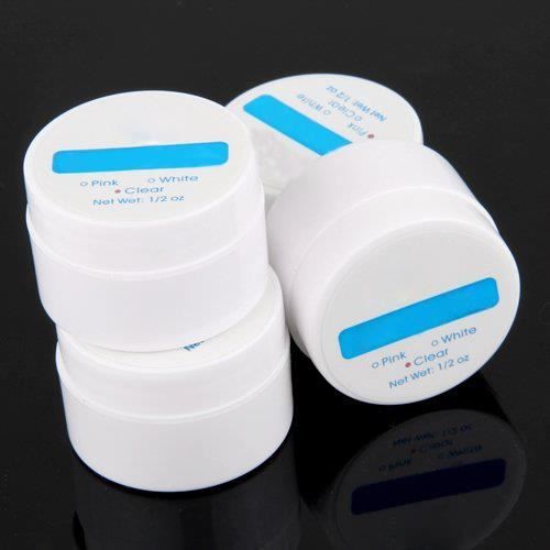 4 X Gel UV De Construction Multicolore Pour Manucure Ongle