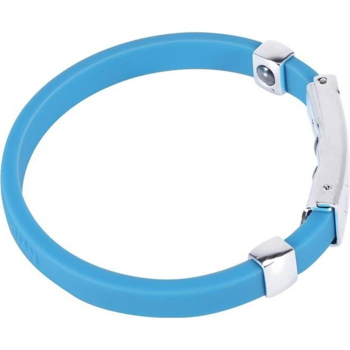 VINGVO poignet antistatique Bracelet Anion Bande antistatique Bracelet antistatique Bracelet de soins de santé Bleu
