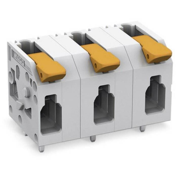 Borne pour circuits imprimés WAGO 2604-1502 4 mm² Nombre total de pôles 2 1 pc(s)