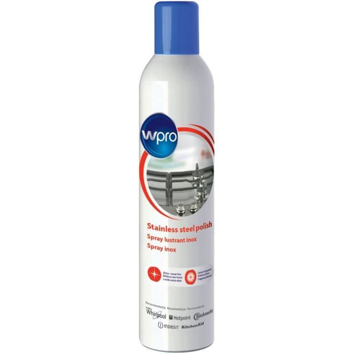 Wpro IWC015 - Polish inox et vitres - aérosol 400 ml
