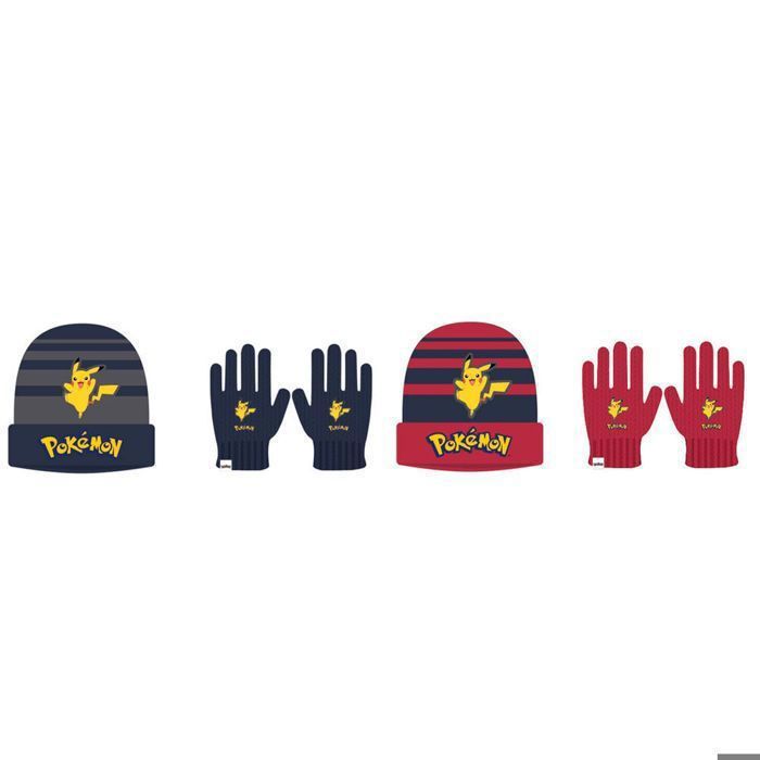Comparer les prix de Bonnet et gants enfant Nintendo Pokémon Pikachu