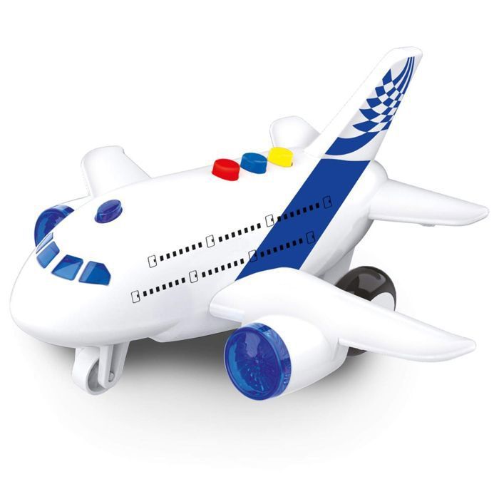 avion 17cm a friction lumineux - MGM - Jeu dapprentissage - A068070 - Multicolore - Plastique - Dès 3 ans avion 17cm a friction lumineux - MGM - Jeu dapprentissage - A068070 - Multicolore - Plastique - Dès 3 ans