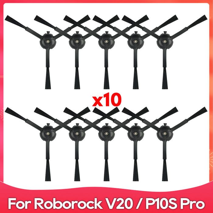 Lot de 5 brosses latérales pour Roborock Q5 Max+, S8 MaxV Ultra, Q5 Pro, Q8 Max