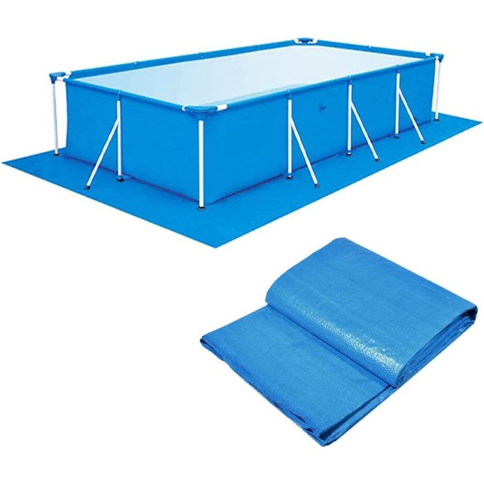 Tapis de Sol pour Piscine - Bleu - Rectangulaire 500 x 300cm