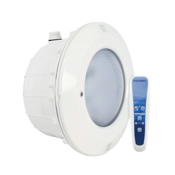 Éclairage piscine - Kit projecteur Essential PAR56 - Wireless - RGB - 22W - Avec télécommande de AstralPool Éclairage piscine - Kit projecteur Essential PAR56 - Wireless - RGB - 22W - Avec télécommande de AstralPool