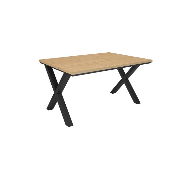 Table à manger Meuble Salle à Manger 140x90x74 cm Pour 6 personnes Chêne soft RF3778 Table à manger Meuble Salle à Manger 140x90x74 cm Pour 6 personnes Chêne soft RF3778