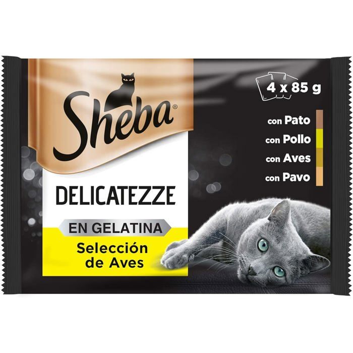 Comparer les prix de Nourriture Humide pour Chat Sheba Delicatezze Multipack Sélection dOiseaux en Gelée 13x85g