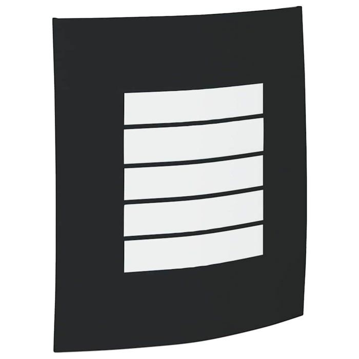 Applique murale extérieure moderne vidaXL 23.5x9x26 cm Acier inoxydable et plastique