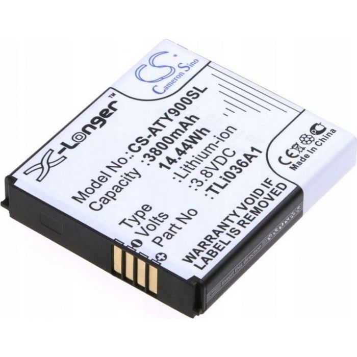 Batterie de remplacement - CAMERON SINO - TLi036A1 - Haute capacité - Compatible Alcatel Y900 - Installation facile