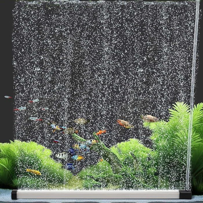 Diffuseur Air Aquarium Bulleur Aquarium Pierre à Air Aquarium Bubbler avec Tuyau Pierre Diffuseur Air Aquarium pour Eau (35cm)