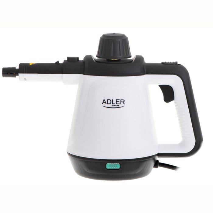 Nettoyeur Vapeur à Main Portable Multi-Usage sous Pression Débit de Vapeur 44g/m Adler AD7038 2000W Blanc/Noir