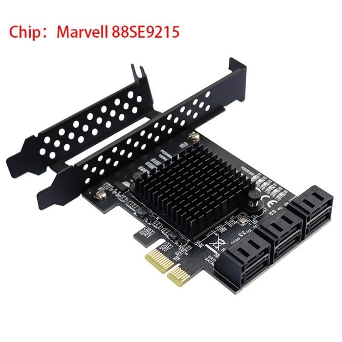 Chi A Mining PCIE SATA PCI-E Adapter 2 Port SATA 3.0 6Gbps Controller PCI Expres
