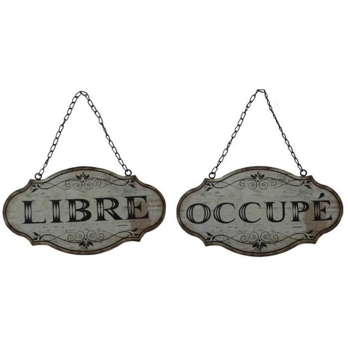 Plaque Libre Occupe Sur Chainette Achat Vente Plaque De