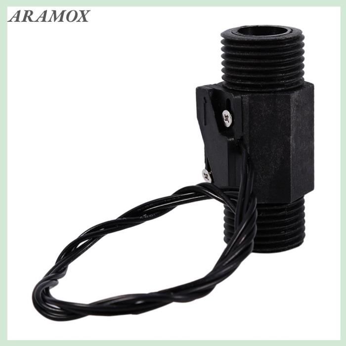 Commutateur Capteur De Débit Saier - Type Déflecteur à 2 Fils, Plage 8-50L/ min, 5-36V DC Interrupteur Débit Pour Pompe Eau