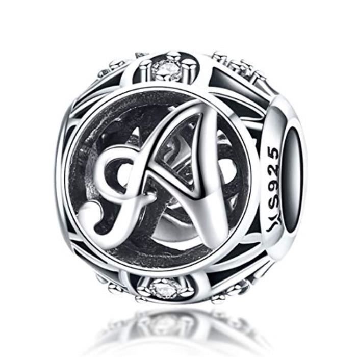 charm pandora lettre charm pandora lettre