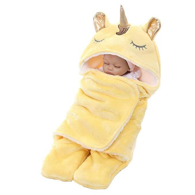 Couverture D Emmaillotage Bebe Nouveau Ne Licorne Sac De Couchage