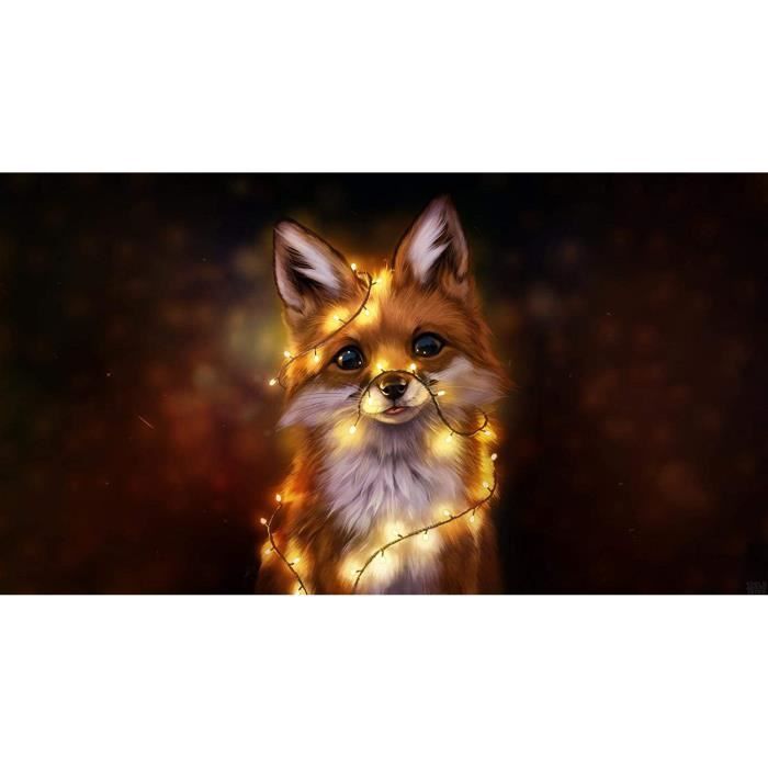 Puzzle Adulte Renard Mignon Et Lumieres Convient Aux Adolescents Et Aux Adultes Puzzle En Bois Decorations 50x75cm 5185 Cdiscount Jeux Jouets