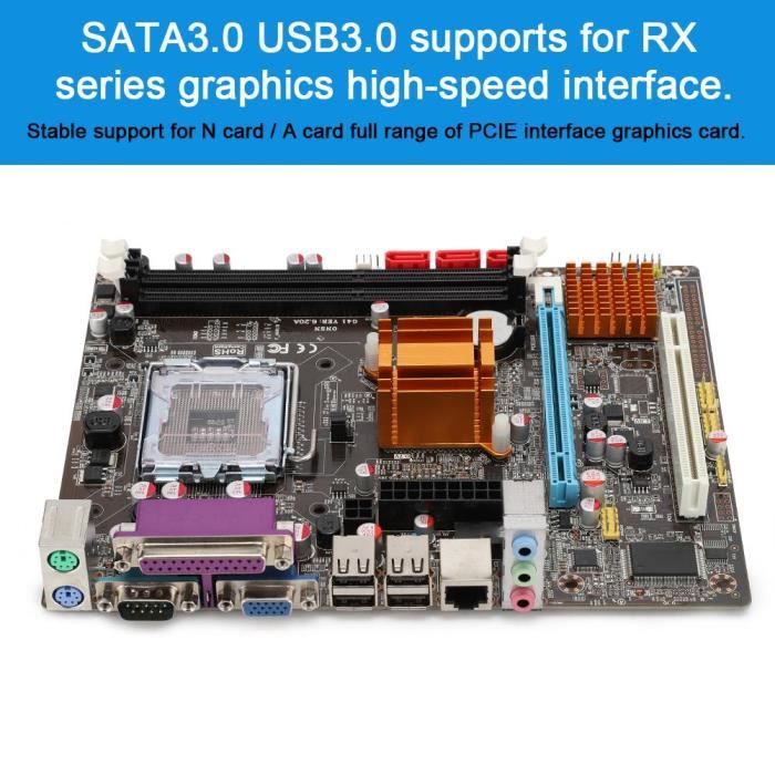 Carte Mere D Ordinateur Bureau Avec 2 X Emplacements Memoire Ddr3 Dimm Demarrage Sans Disque Laf Prix Pas Cher Cdiscount
