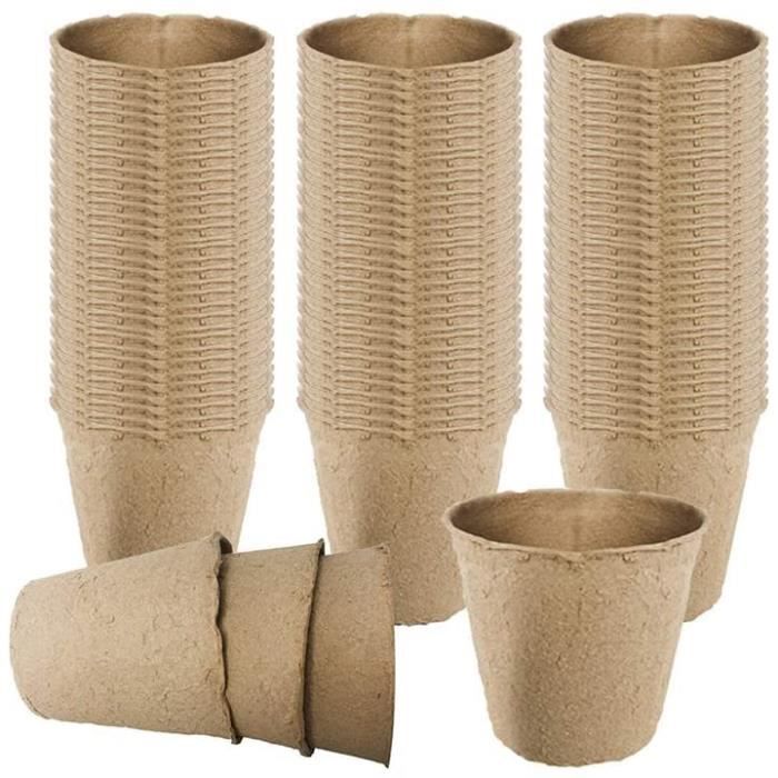 Pots De Pépinière Transparents 20 Pièces, Pot De Plantes Pour Semis Et