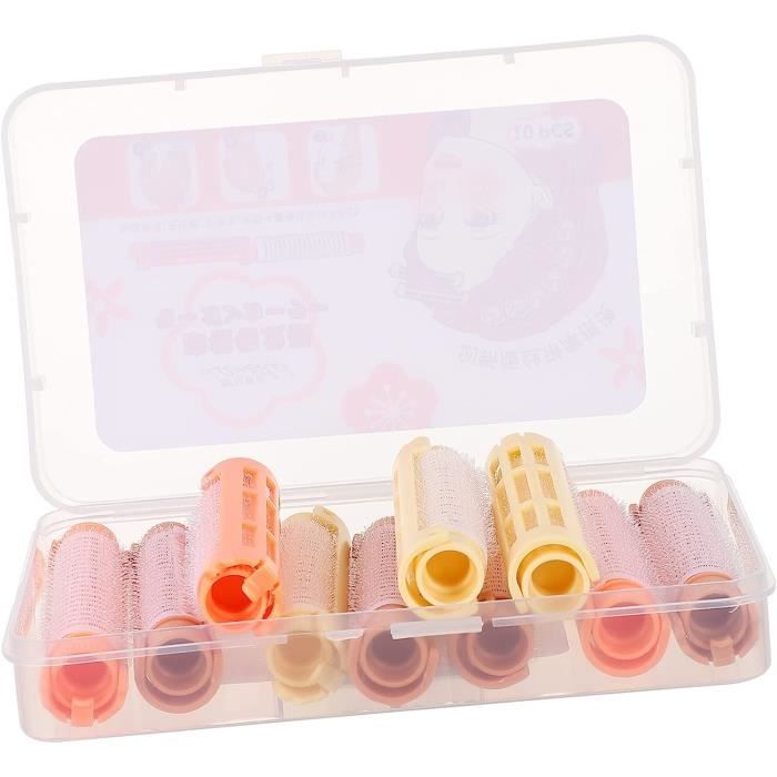 Lot De 6 Bigoudis Auto-fixants Olivia Garden - Diamètre 22 Mm - Orange - Neuf
