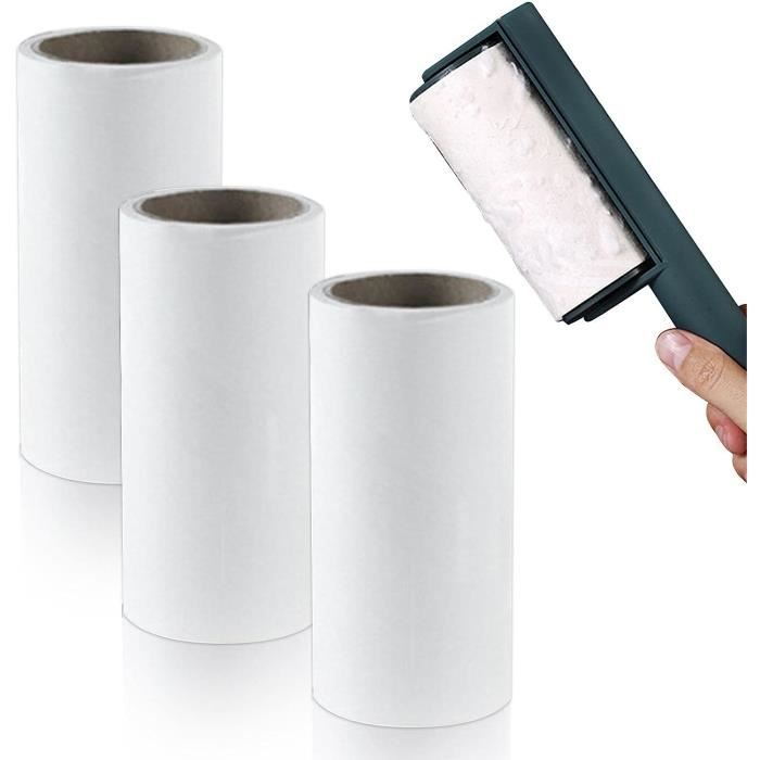 Rouleau Adhésif Lavable SSKHE - Anti-Peluches Réutilisable Pour Vêtements Et Poils D'Animaux