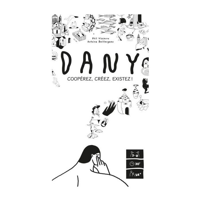 Jeu dambiance Grrre Games Dany Blanc et Noir