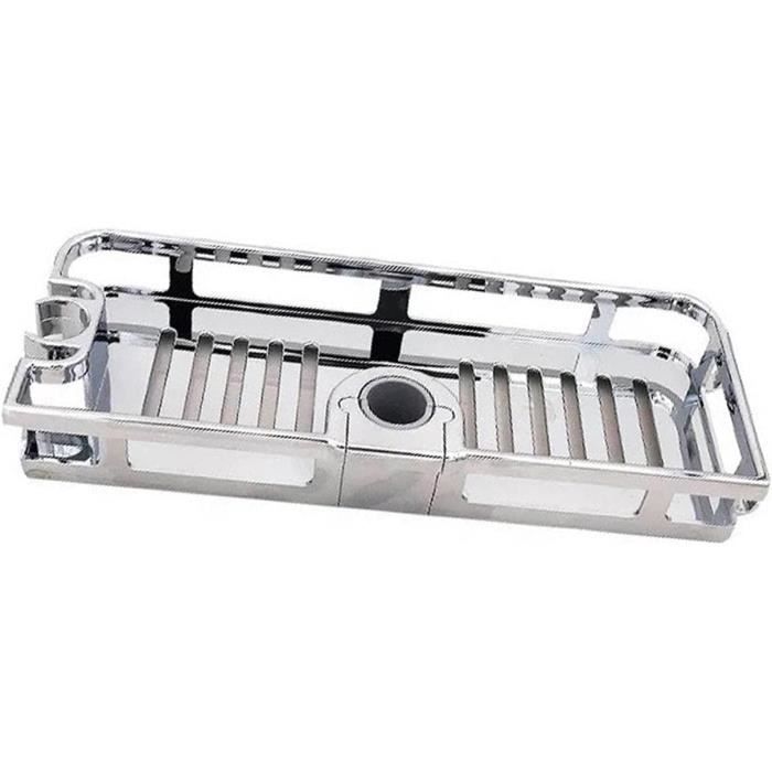 Panier Sous étagère Extensible – Organisateur De Cuisine, Salle De Bain – En Acier, Réglable 25-40 Cm, Montage Sans Perçage