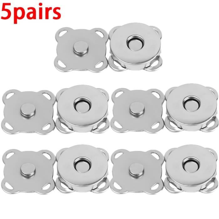 Fermoirs Magnétiques en Métal pour Couture,1418mm,pour Sac à Main,Bricolage,Cadenas,Épingles à