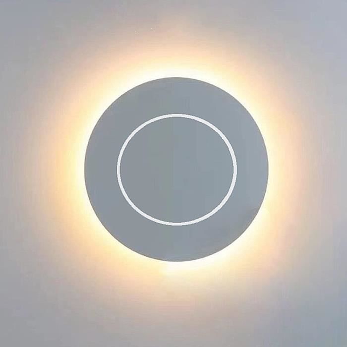Applique Murale LED CHEVVY 7W | Blanc Froid 6000K | Lot De 2 | Design Carré Moderne | Pour Intérieur Et Extérieur