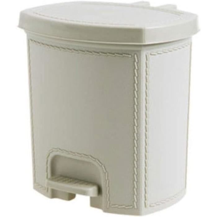 Poubelle Rectangulaire à Double Seau Marco Avec Couvercle à