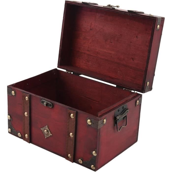 Boîte De Rangement 16 Tiroirs Bois Vintage Bleu – Organisateur Bureau, Apothicaire, Herbes, Bijoux, Cosmétique, Style Rustique