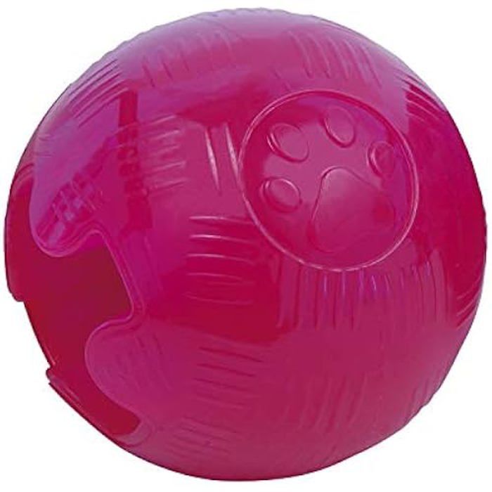 Comparer les prix de Jouet pour chien - GLORIA - Balle TPR résistante et flexible - Prend soin de la santé dentaire de votre chien