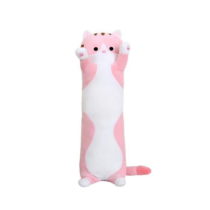 Coussin Oreiller Peluche En Forme De Sac à Collation Avec 8 Mini Chats - Décoration Mignonne Pour Canapé, Lit