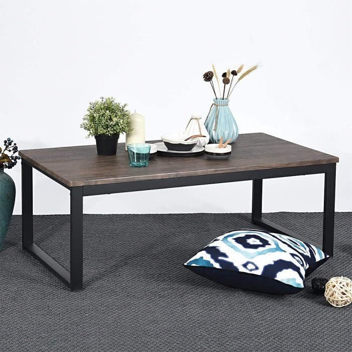 Table Basse Retro Pour Salon Salle A Manger Chambre Structure En Metal 110 60 42cm Achat Vente Table Basse Table Basse Retro Pour Salo Cdiscount