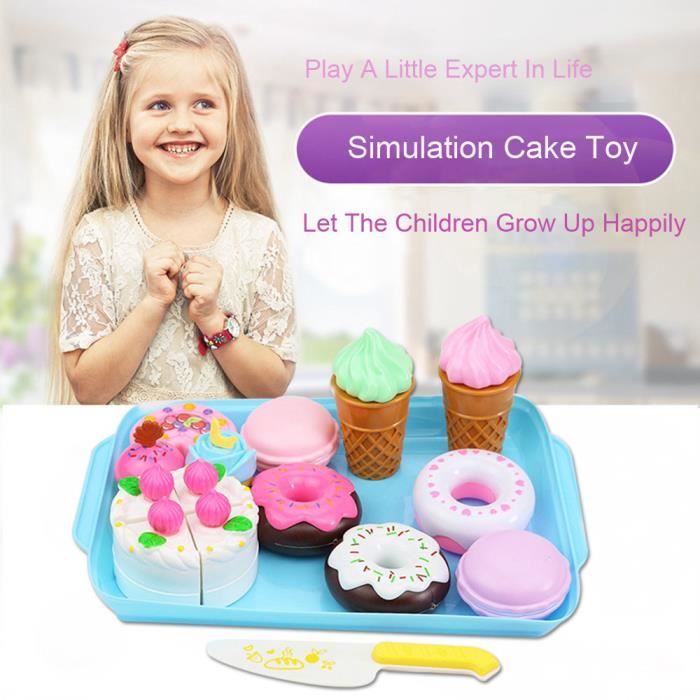 Dessert Gateau Nourriture Jouet Faire Semblant Jouer Nourriture Creme Glacee Gateau D Anniversaire Set Jouet Achat Vente Jeu Console Educative Cdiscount