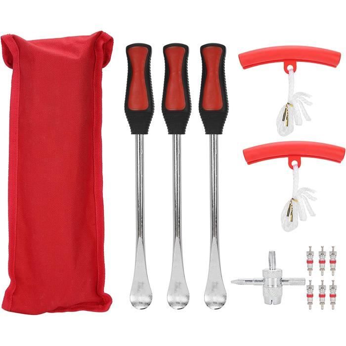 Leviers De Pneu Vélo - 3 Pièces En Acier Inoxydable - Démonte Pneu Moto Et Vélo - 12,4 Cm