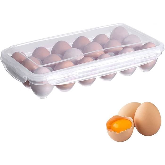 Boîte à œufs En Plastique Vert Clair - Occasion - Sans Marque - Pour Rangement, Décoration