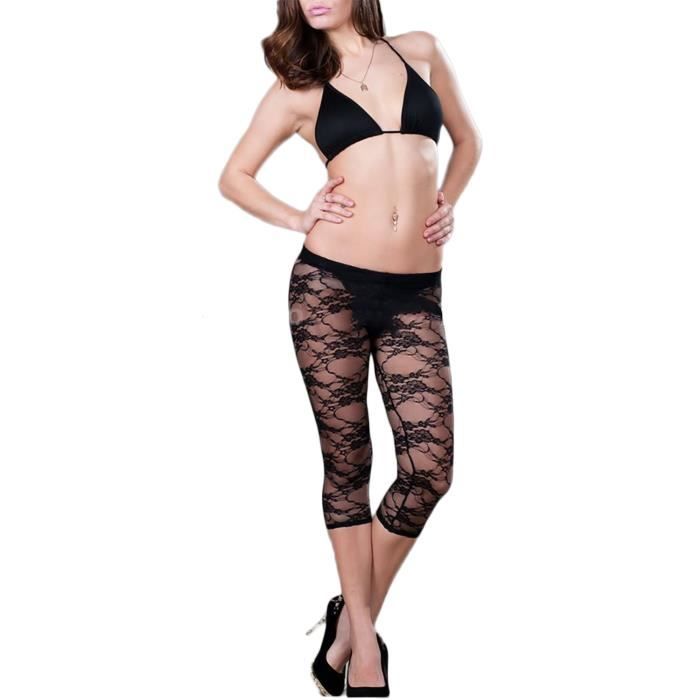 legging corsaire dentelle